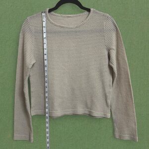 Unbranded Women's Cream and White Shirt